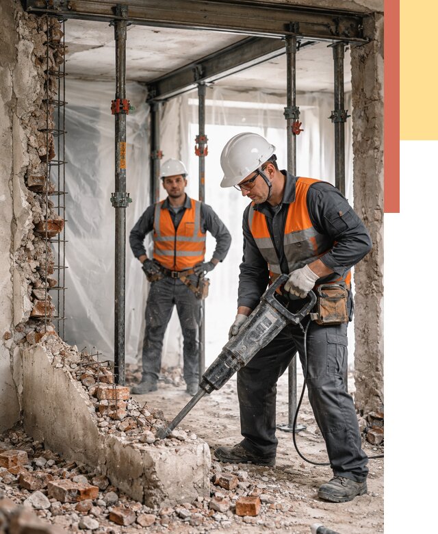 Снос несущих стен в Балашихе от 10509 руб. — демонтаж несущей стены под ключ | ОТДЕЛОЧНИК-Блш