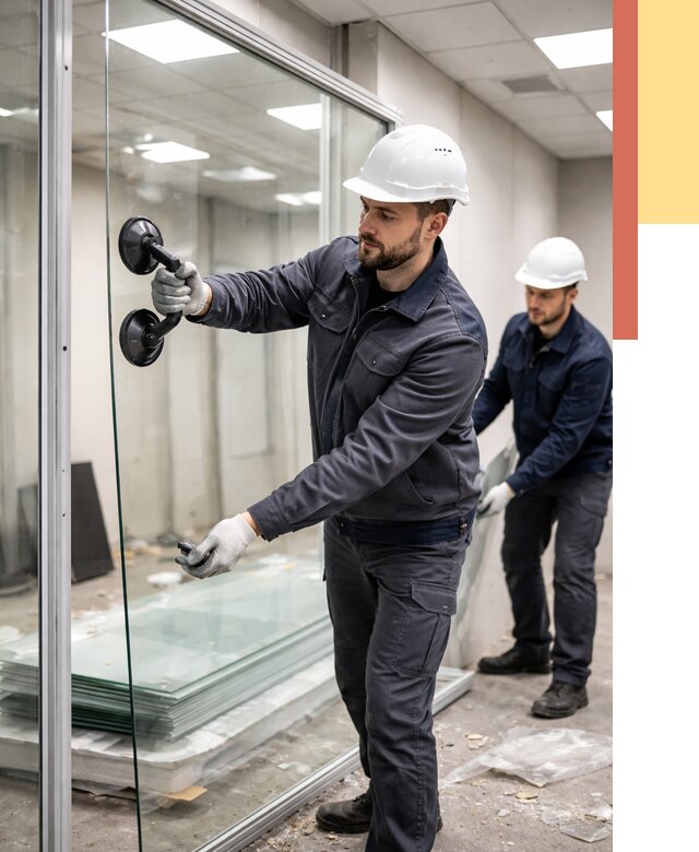 Демонтаж стеклянных перегородок в Балашихе от 3281 руб. — быстро и недорого | ОТДЕЛОЧНИК-Блш