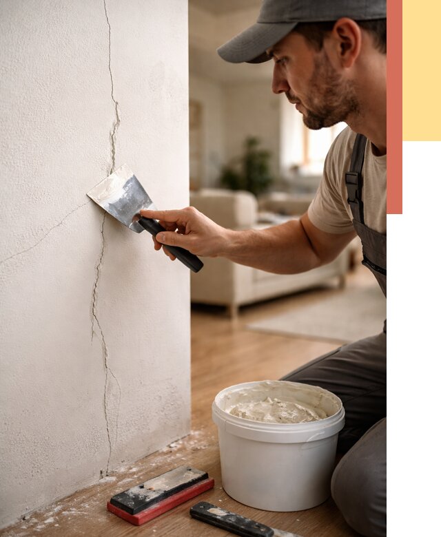 Заделка трещин и сколов в Балашихе от 2512 руб. — быстро и недорого | ОТДЕЛОЧНИК-Блш