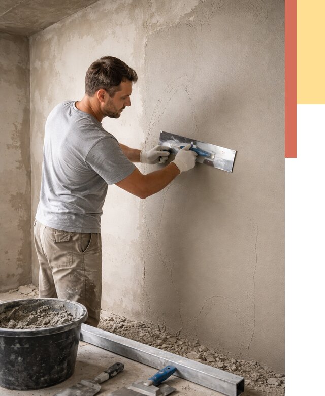 Штукатурка стен без маяков в Балашихе от 7382 руб/м2 — услуги и цена | ОТДЕЛОЧНИК-Блш