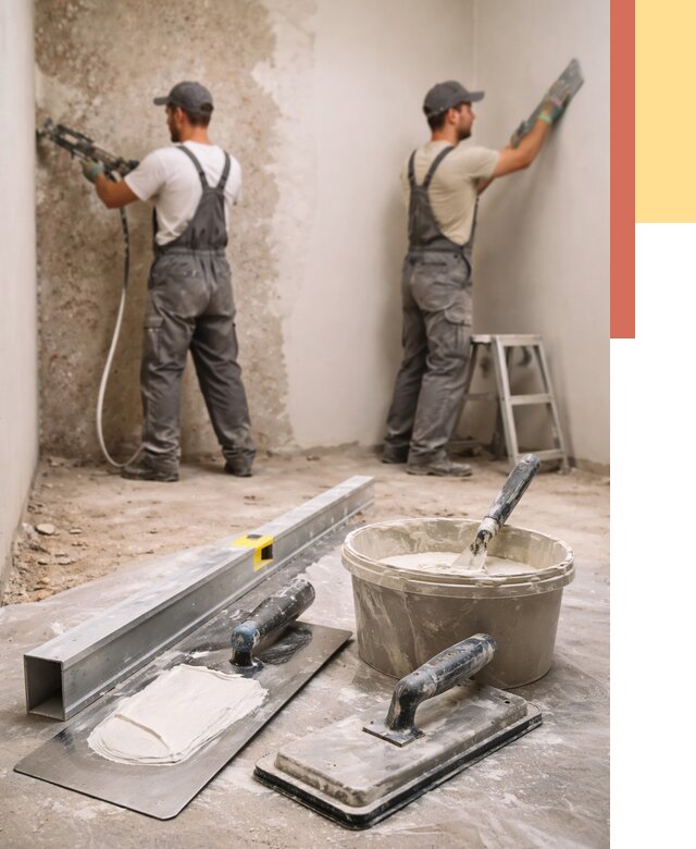 Штукатурка стен под обои в Балашихе от 4614 руб./м2 — выравнивание под обои | ОТДЕЛОЧНИК-Блш