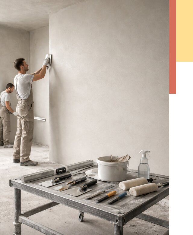 Штукатурка стен под покраску в Балашихе от 4614 руб./м² — качественно и недорого | ОТДЕЛОЧНИК-Блш