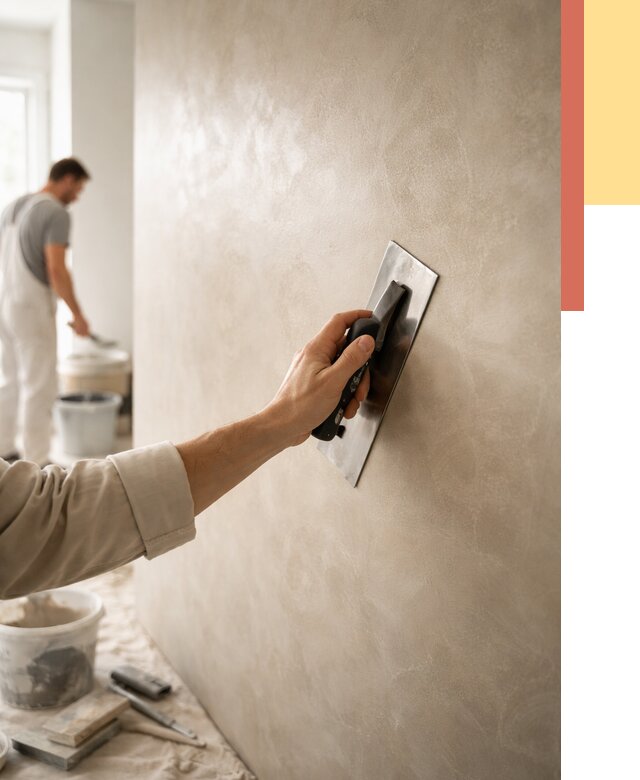 Венецианская штукатурка в Балашихе от 3589 руб/м² — нанесение стен под ключ | ОТДЕЛОЧНИК-Блш