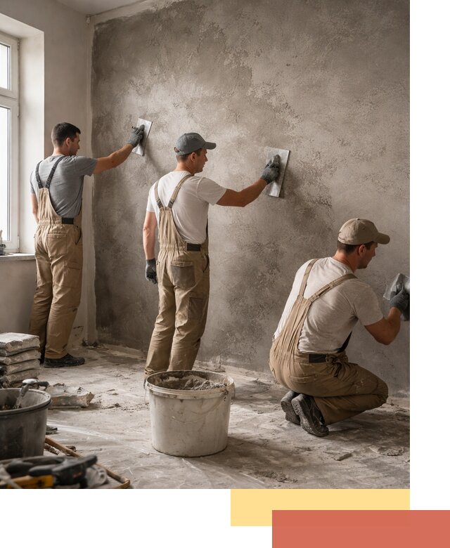 Декоративная штукатурка под бетон в Балашихе для стен и потолков