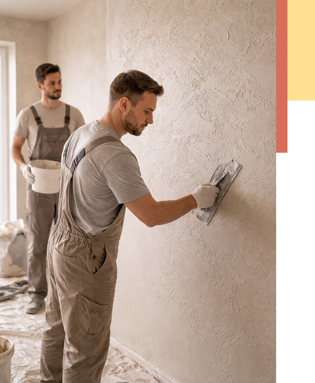 Фактурная штукатурка стен в Балашихе от 4306 руб./м² — заказать под ключ | ОТДЕЛОЧНИК-Блш