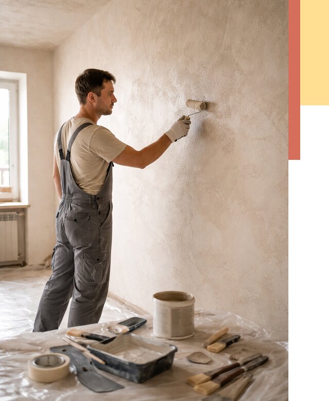 Нанесение лессирующей краски по декоративке в Балашихе от 1794 руб. | ОТДЕЛОЧНИК-Блш