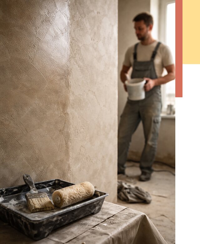 Нанесение воска на штукатурку в Балашихе от 3589 руб. | Услуги ОТДЕЛОЧНИК-Блш