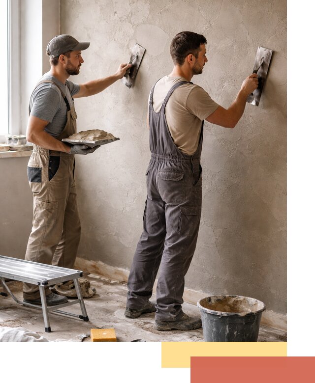 Ремонт декоративной штукатурки и восстановление фактуры в Балашихе