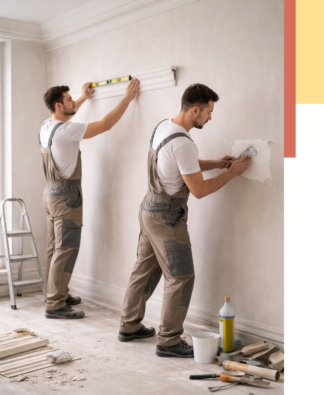 Монтаж лепнины на стены в Балашихе от 4614 руб. — недорого, быстро | ОТДЕЛОЧНИК-Блш