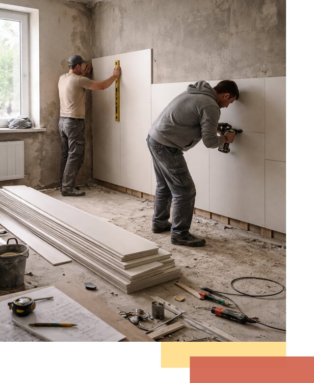 Монтаж ПВХ панелей на стены в Балашихе качественно и быстро