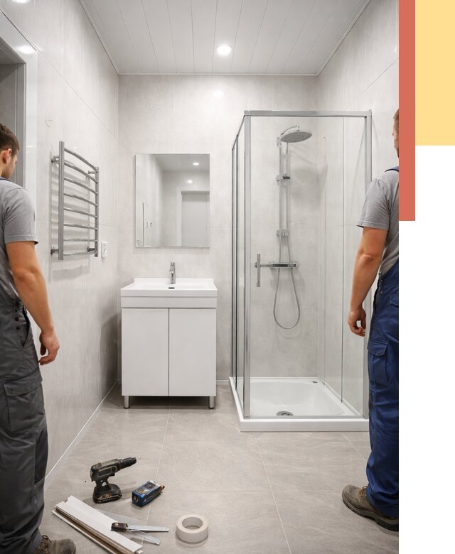 Отделка ванной комнаты панелями ПВХ в Балашихе от 4614 руб. за м2 | ОТДЕЛОЧНИК-Блш