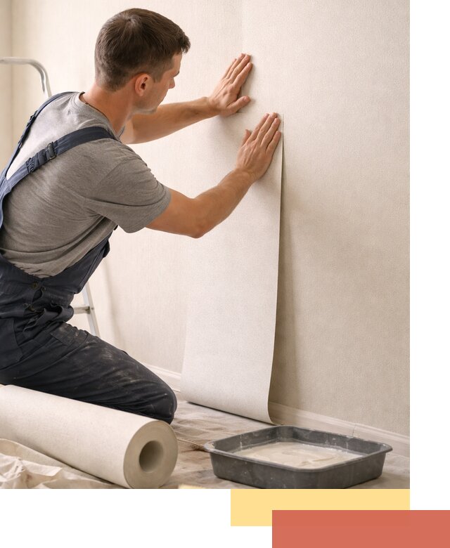 Поклейка флизелиновых обоев в Балашихе качественно и быстро