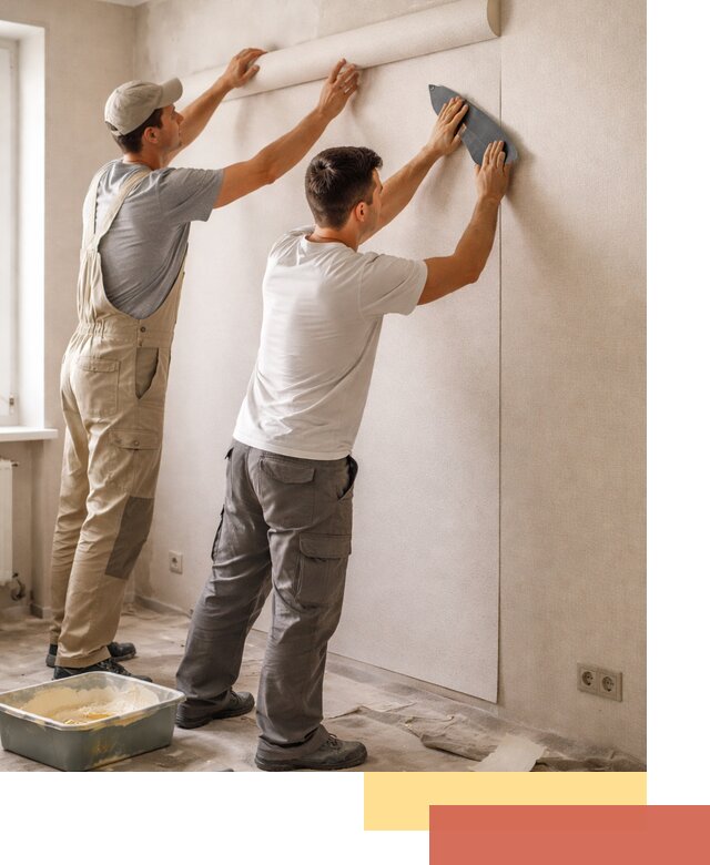 Поклейка виниловых обоев в Балашихе профессионально и качественно