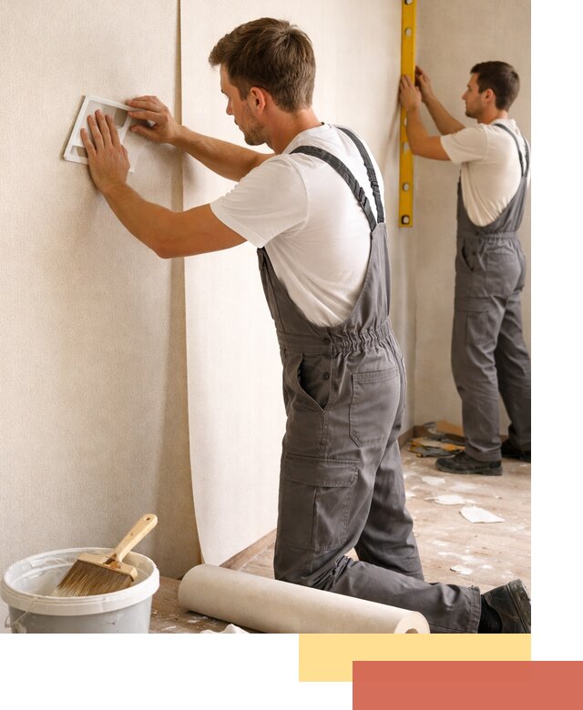 Поклейка бумажных обоев в Балашихе качественно и недорого