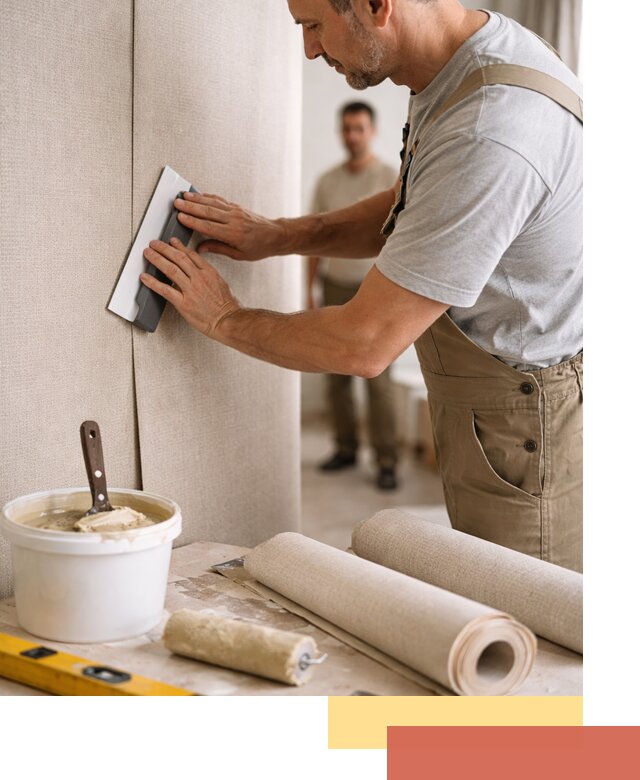 Поклейка текстильных обоев в Балашихе профессионально и аккуратно