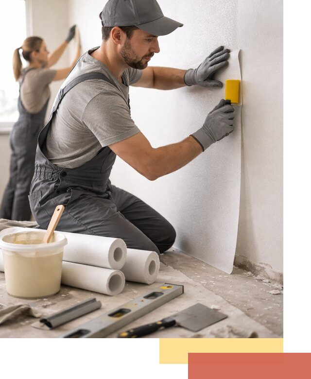 Поклейка стеклообоев профессионально в Балашихе