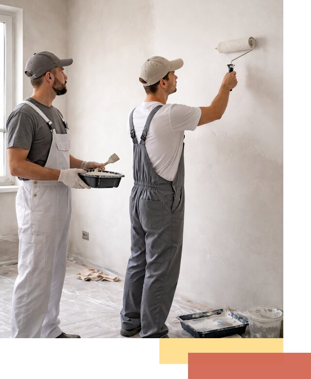 Покраска стен водоэмульсионной краской в Балашихе