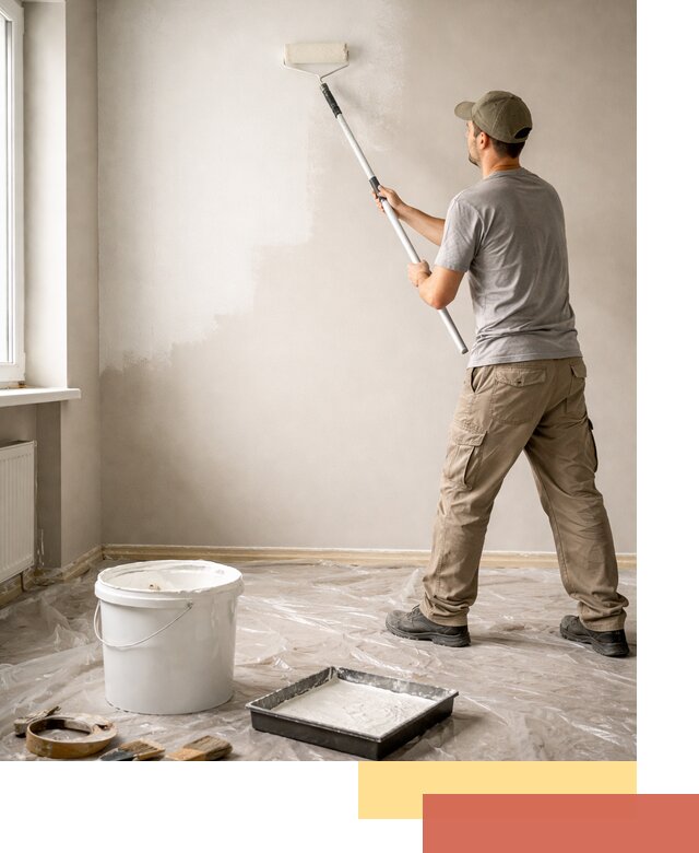 Покраска стен латексной краской в Балашихе качественно и быстро