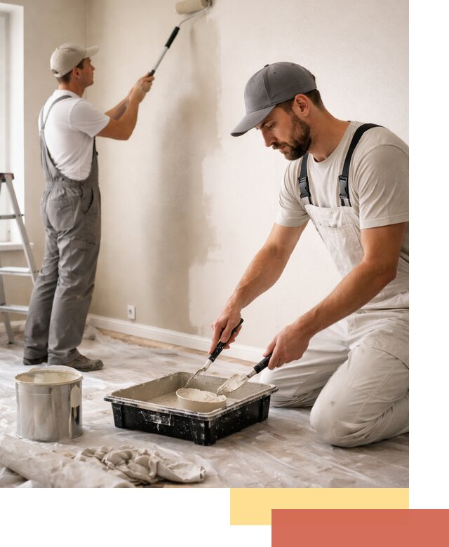 Покраска стен в квартире в Балашихе — профессионально и аккуратно