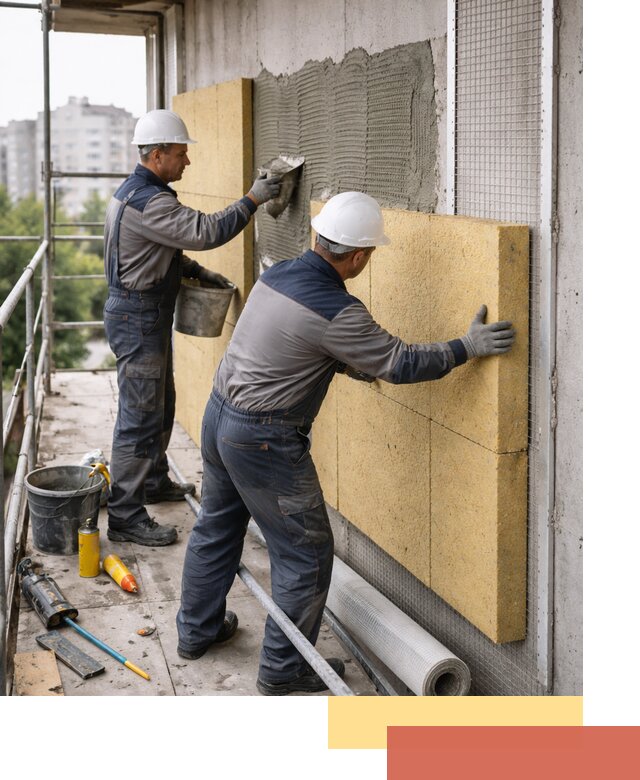Утепление стен зданий и домов в Балашихе качественно и надежно
