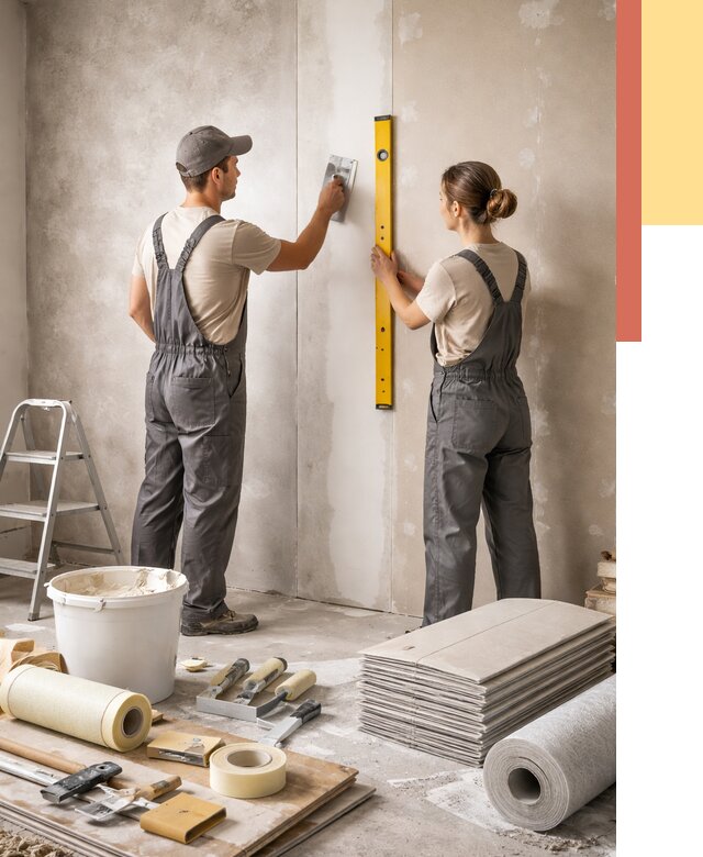 Отделка стен в Балашихе от 1538 руб/м² — недорого, быстро, под ключ | ОТДЕЛОЧНИК-Блш