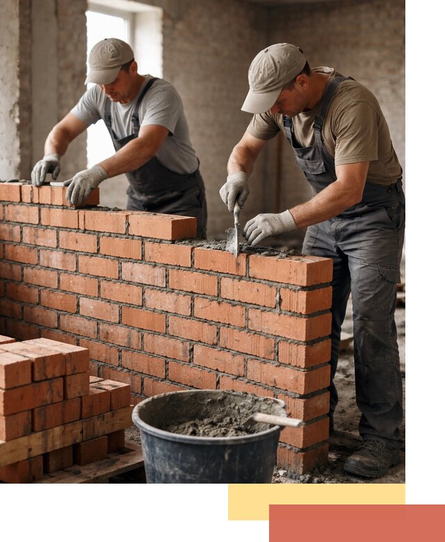 Кладка кирпичных перегородок под ключ в Балашихе