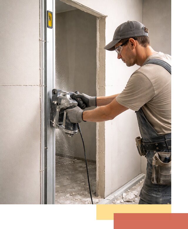 Устройство дверного проема в перегородке в Балашихе