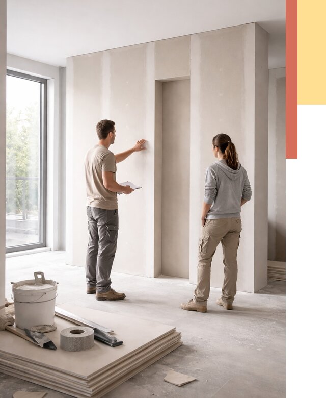 Зонирующая перегородка из гипсокартона в Балашихе от 2871 руб. под ключ | ОТДЕЛОЧНИК-Блш