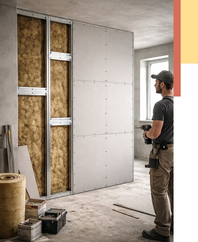 Усиленная перегородка под навеску в Балашихе от 13124 руб. — монтаж под ключ | ОТДЕЛОЧНИК-Блш