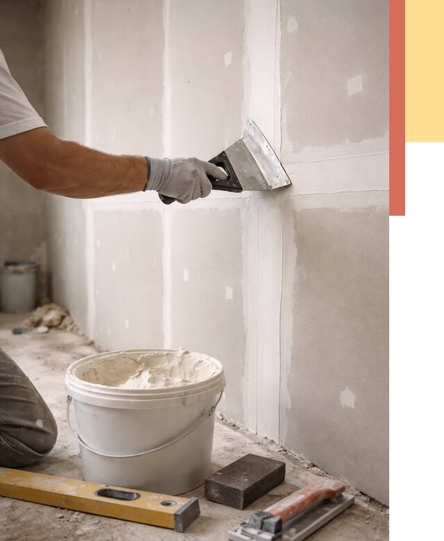 Шпаклевка перегородок из гипсокартона в Балашихе от 2563 руб. — услуги ОТДЕЛОЧНИК-Блш