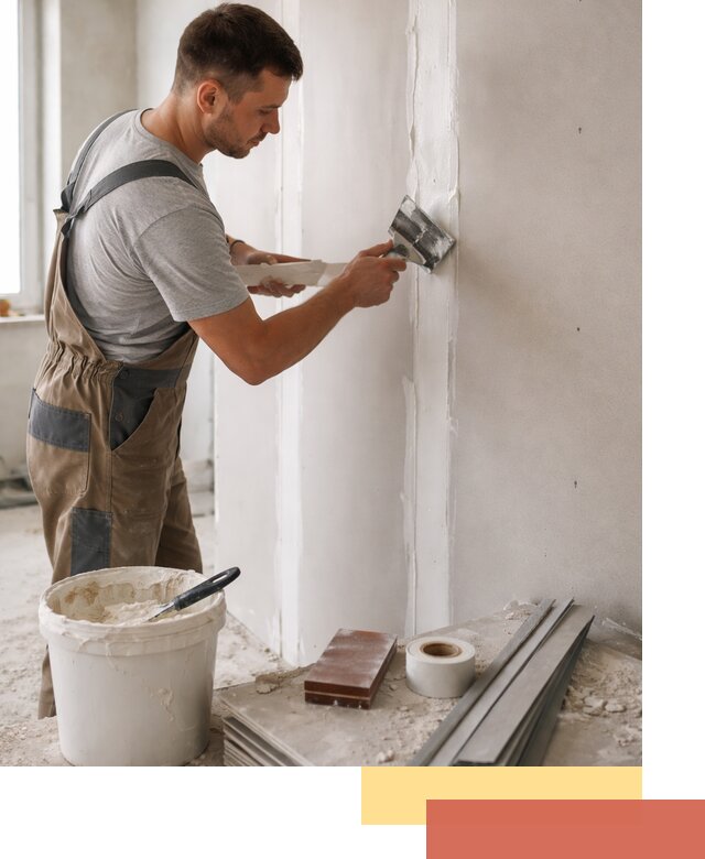 Шпаклевка перегородок из гипсокартона в Балашихе качественно и быстро