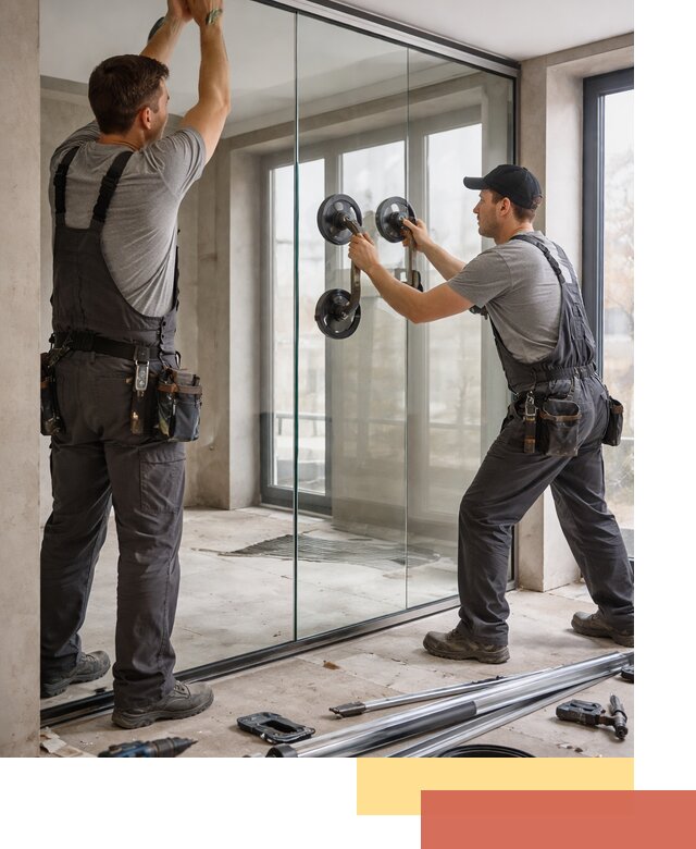 Цельностеклянные перегородки под ключ в Балашихе