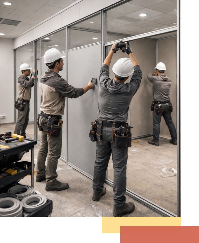 Мобильные офисные перегородки под ключ в Балашихе