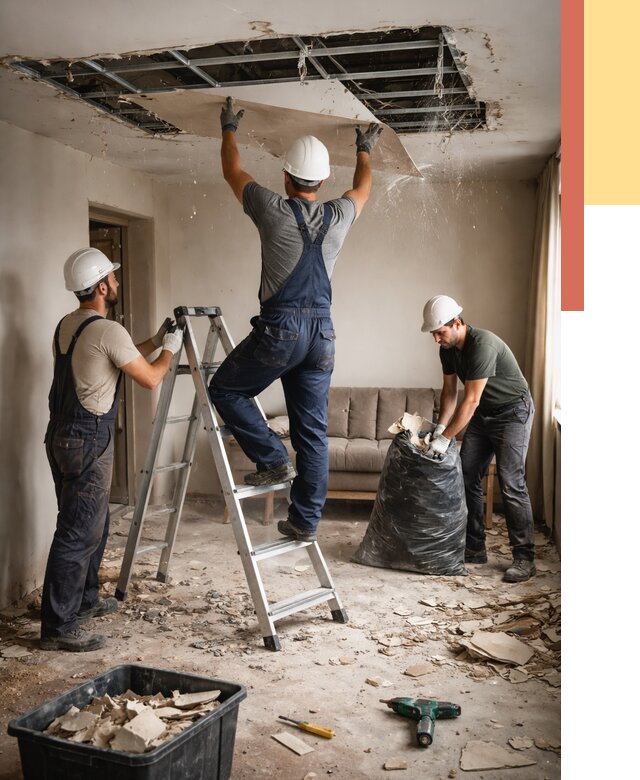 Демонтаж гипсокартонного потолка в Балашихе от 431 руб. за м2 — ОТДЕЛОЧНИК-Блш