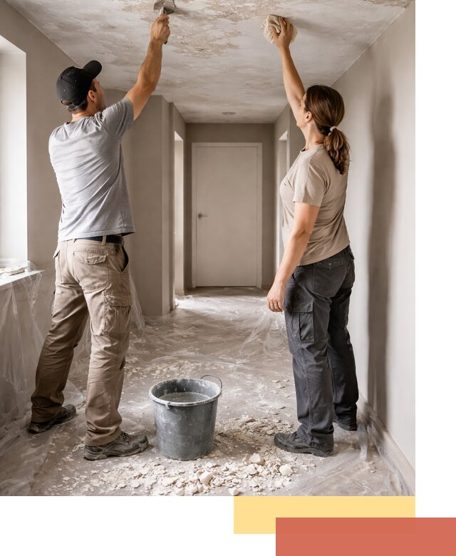 Удаление побелки с потолка в Балашихе — быстро и аккуратно