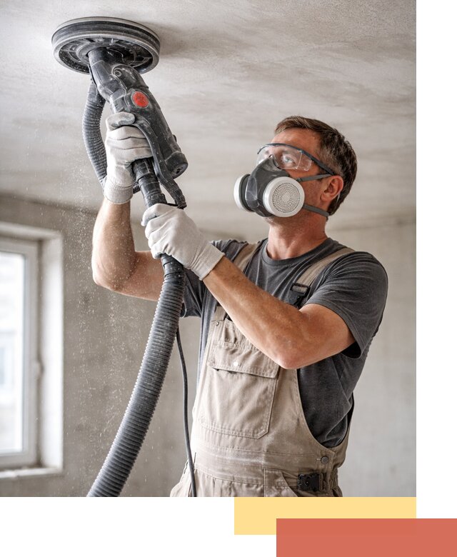 Шлифовка потолка в Балашихе — качественная подготовка под отделку