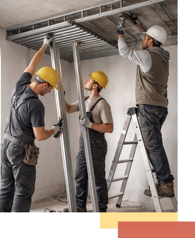 Монтаж реечного потолка под ключ в Балашихе