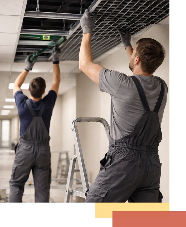 Монтаж потолка Грильято в Балашихе: установка под ключ качественно