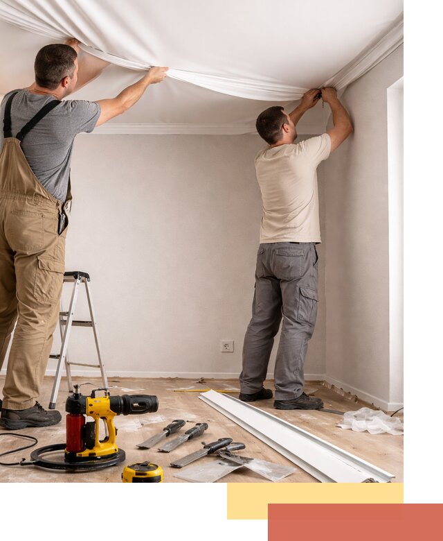 Монтаж ПВХ натяжного потолка в Балашихе качественно и быстро