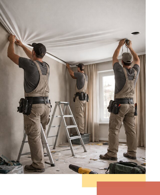 Монтаж матового натяжного потолка в Балашихе качественно и быстро