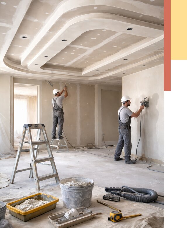 Многоуровневый потолок из гипсокартона в Балашихе от 769 руб. под ключ | ОТДЕЛОЧНИК-Блш