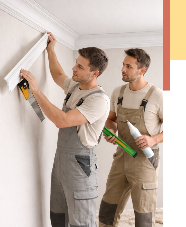 Монтаж потолочного плинтуса в Балашихе от 2358 руб. — быстро и недорого | ОТДЕЛОЧНИК-Блш