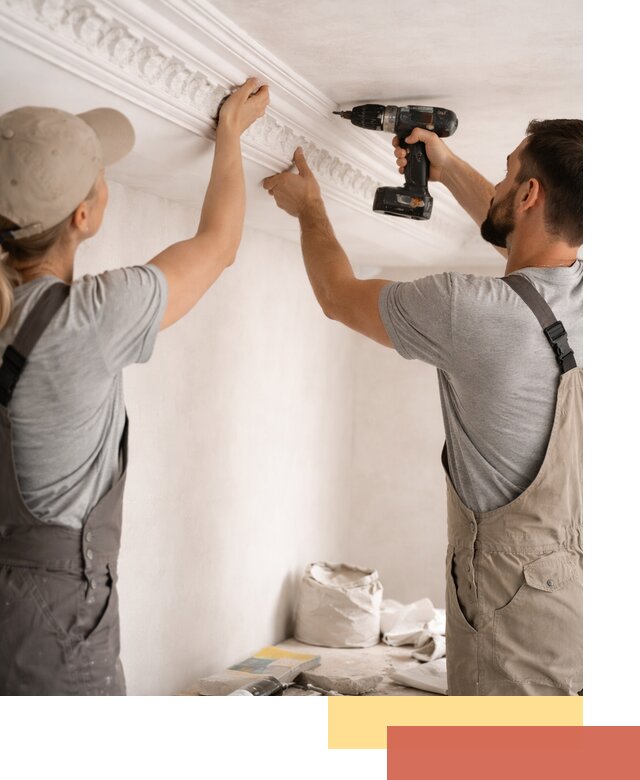 Профессиональный монтаж лепнины на потолок в Балашихе