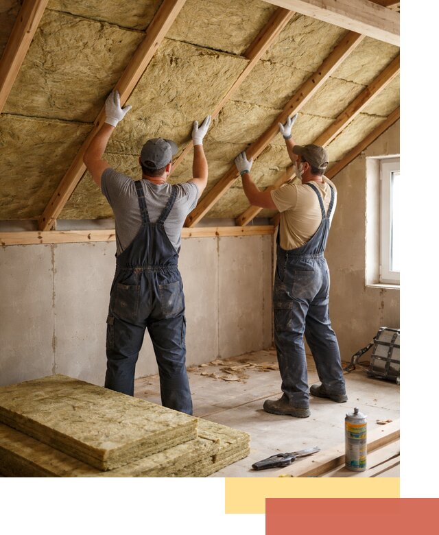 Утепление потолка минеральной ватой в Балашихе