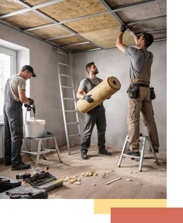 Шумоизоляция потолка в Балашихе: профессиональный монтаж и отделка